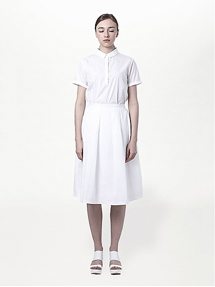 ・ブロード半袖プルオーバーシャツ