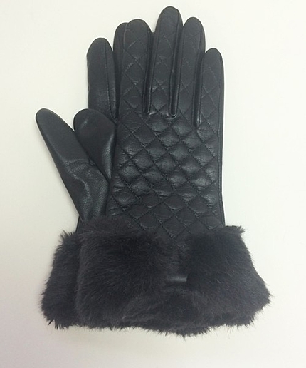 QUILTINGRIBBONFURGLOVEグローブ