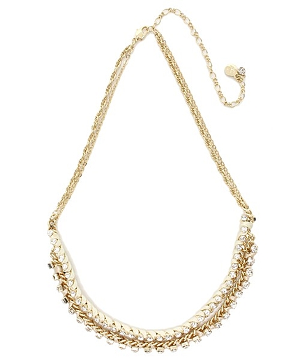 リボンビジュー2連ネックレス