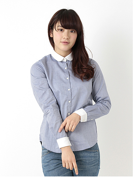 ＜WEB限定大きな・小さなサイズ＞【シャキシャキシャツ】 クレリック