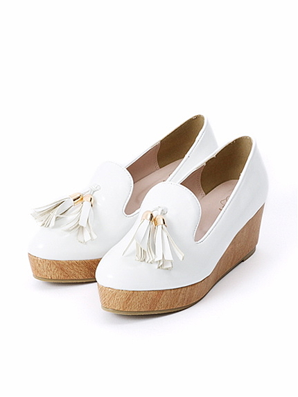 厚底スリッポン