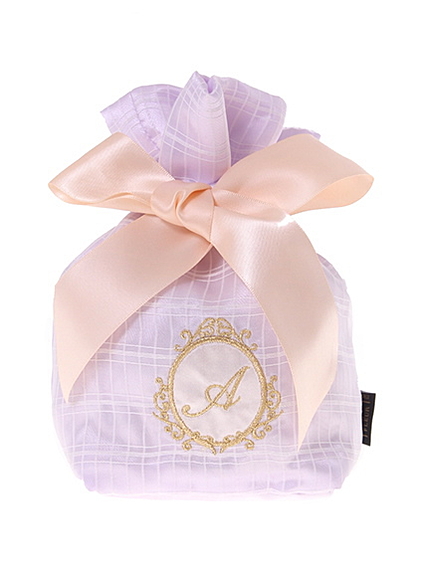 イニシャルビックリボンポーチ