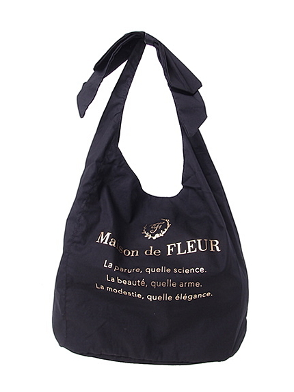 ショルダーリボントートバッグ