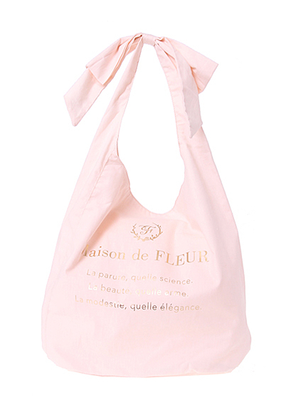 ショルダーリボントートバッグ