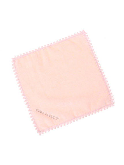 ポンポンタオルハンカチ