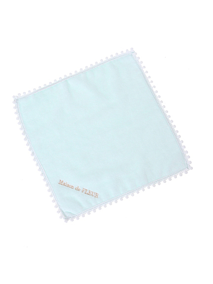 ポンポンタオルハンカチ