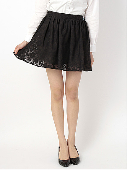 フラワーオパールギャザースカート