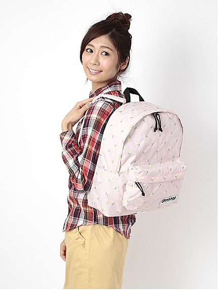 OUTDOOR×earthパンジー刺繍デイバッグ