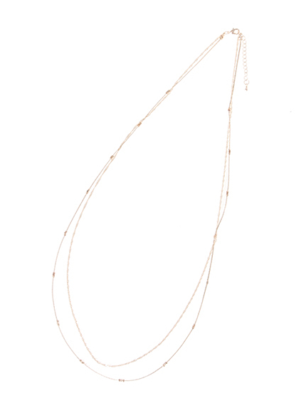 2連ロングネックレス