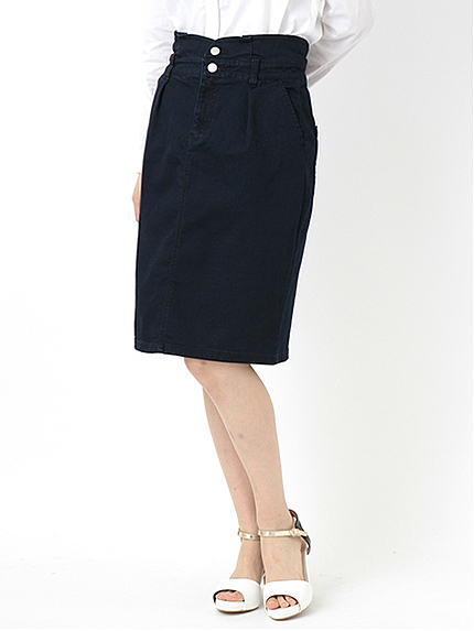 タックデニムスカート2