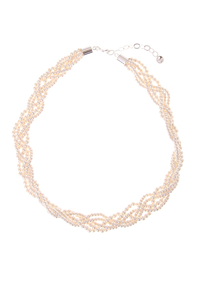 パール編みネックレス