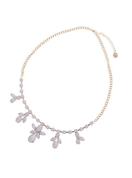 ビジューモチーフネックレス