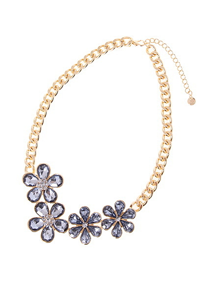 フラワーモチーフネックレス