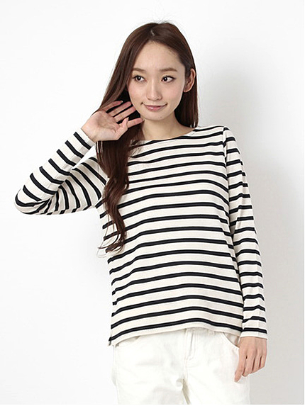 【Special Price】Uベーシックボーダー長袖プルオーバー