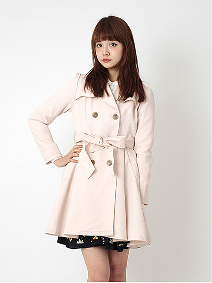 フィット&フレアートレンチコート
