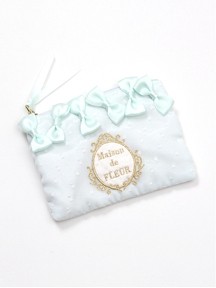 シフォンリボンティッシュポーチ