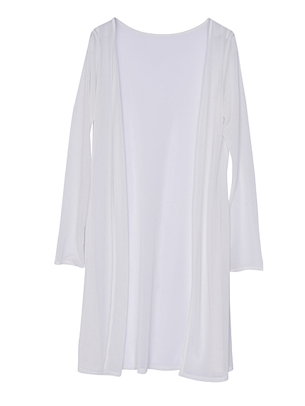 シアーロングカーデ