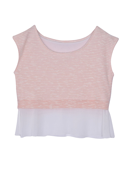 SUMMER KNIT シフォンTOPS