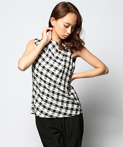 PixelCheckブラウス