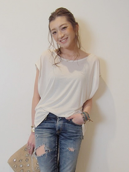 フレンチスリーブTee