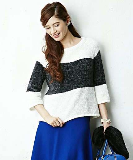 モヘヤシャギーニット