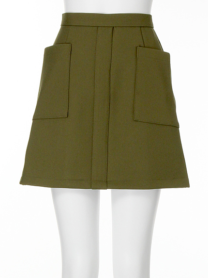 【FEMININE】切替台形スカート