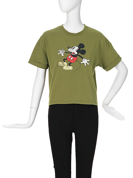 【CASUAL】キャラクタードロプショルダーTシャツ