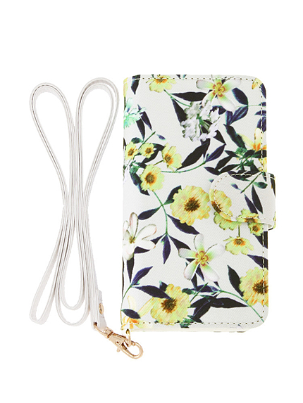 <<6対応>>【CASUAL】マルチフラワー柄iphone6case