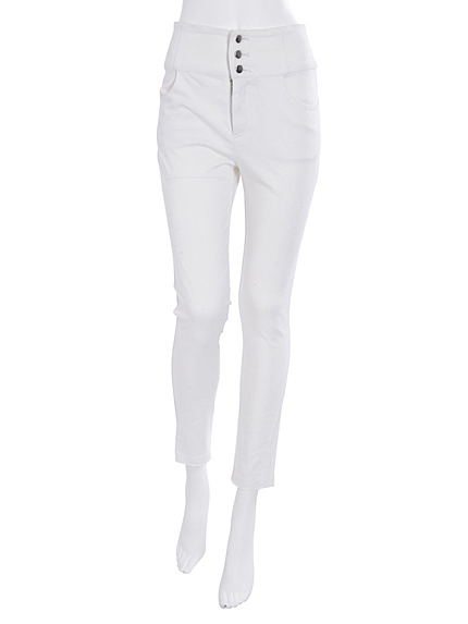 【dazzlin】バックレースアップスキニーパンツ