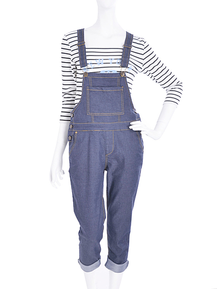 【R】デニムオールインワン