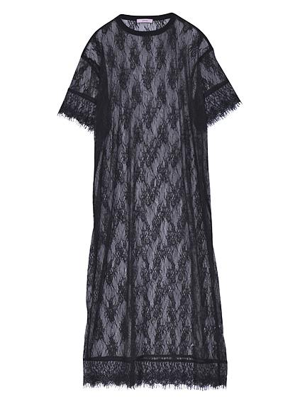 レースロングＴ ワンピース　RE