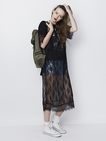 レースロングT ワンピース RE