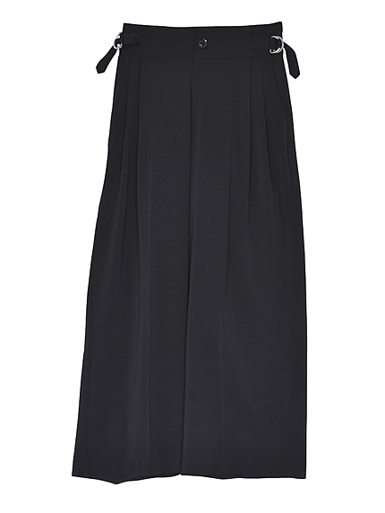 サイドバックルワイドパンツ