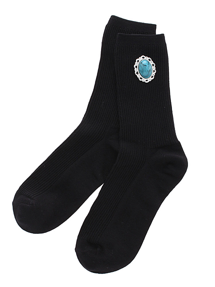 ターコイズカメオソックス