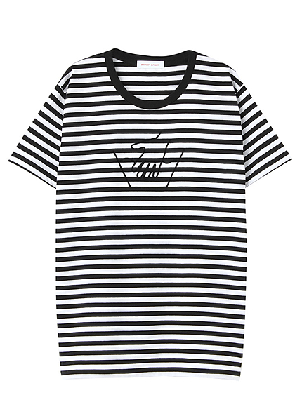 care labelボーダーTee