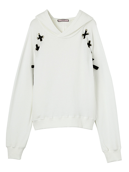 レースUPパーカ