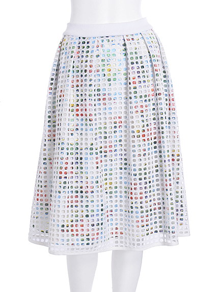 セットアップコットンレースレイヤードスカートⅡ【2015春新作】