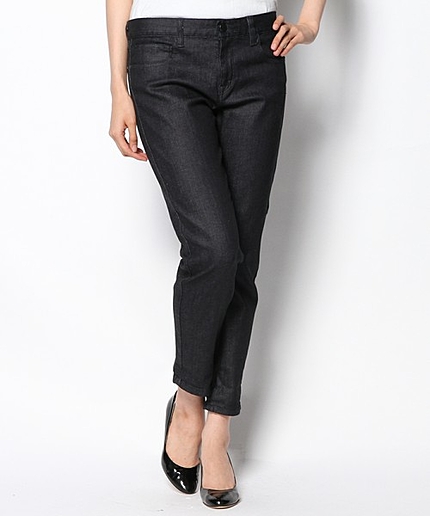 レジンフィニッシュボーイフレンドデニム