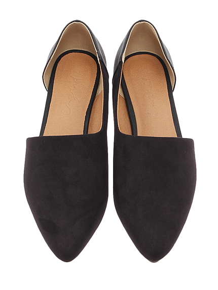 アウトオープンフラットシューズ