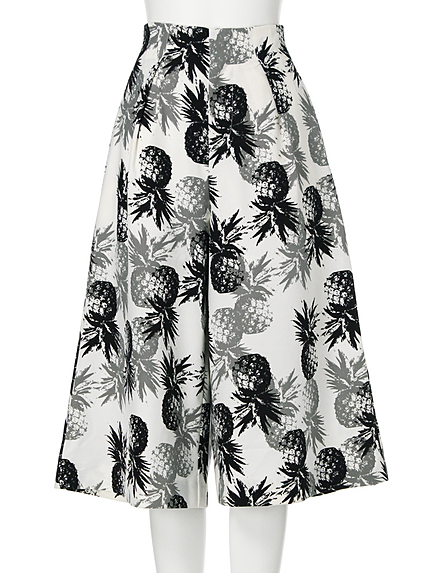 【MODE】ananas柄ガウチョパンツ