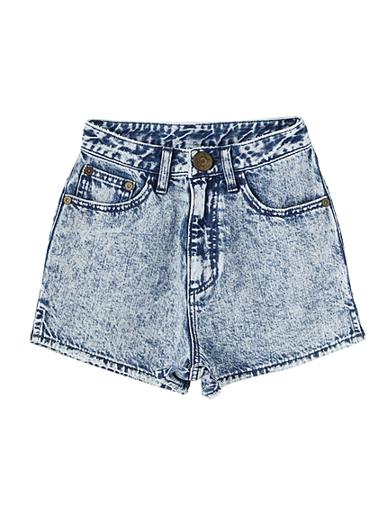 【CASUAL】サイドスリットデニムショートパンツ