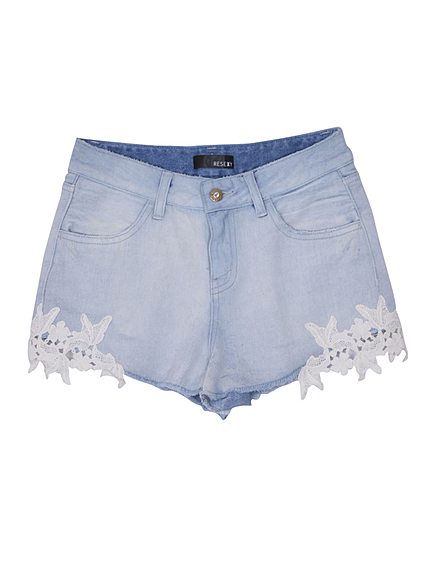 サイドレースショートパンツ