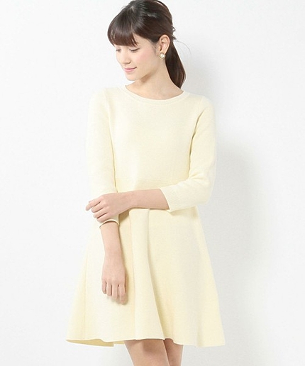 JOC ミラノリブ キリカエ フレア ワンピース