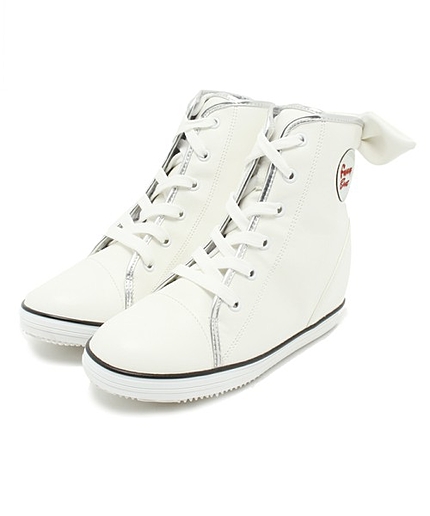 Backリボンインヒールスニーカー