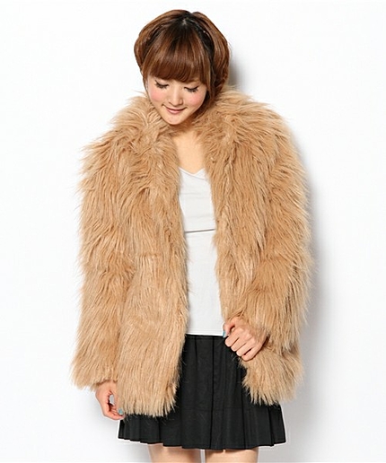 WEGO/フェイクファーコート