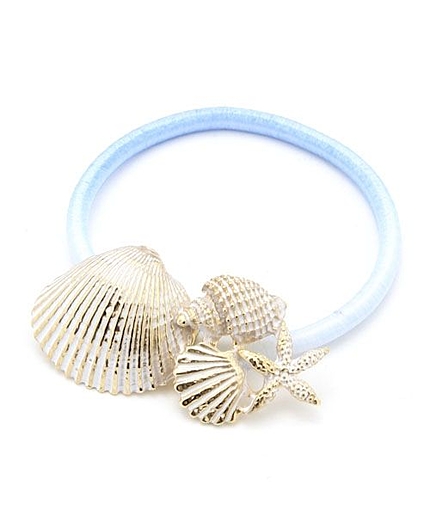 シェルモチーフヘアゴム