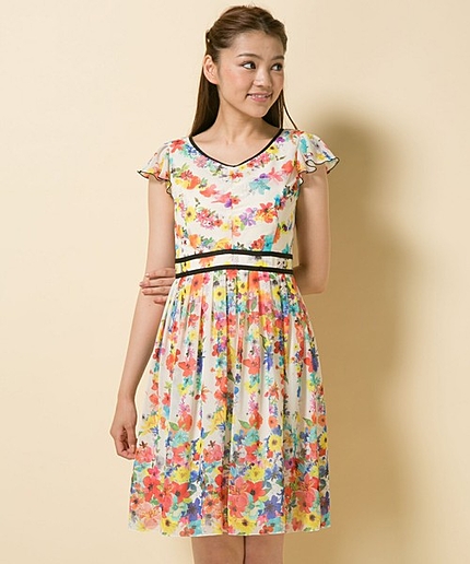 FULLBLOOMFLOWERドレス