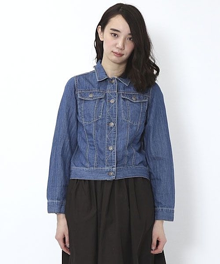 綿麻デニムＧジャン