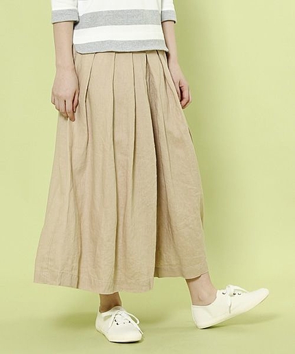 リネンタックワイドパンツ