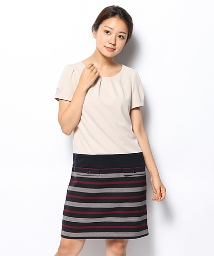 ポンチコンビボーダーワンピース